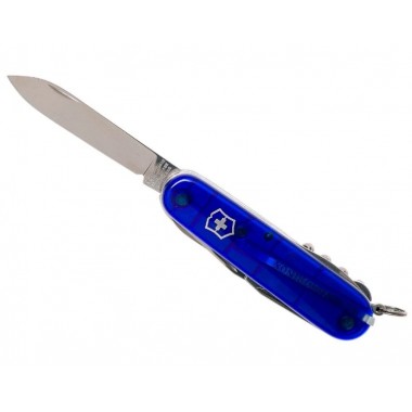 Нож перочинный Victorinox Huntsman (1.3713.T2) 91 мм, 15 функций, прозрачный синий
