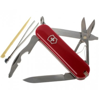 Нож перочинный Victorinox Rambler (0.6363) 58 мм, 10 функций, красный 