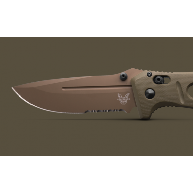 Нож складной BENCHMADE Adamas, G-10 OD Green, Cru-Wear клинок PS 9,7 см