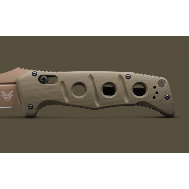 Нож складной BENCHMADE Auto Adamas, G-10 OD Green, Cru-Wear клинок P 9,7 см