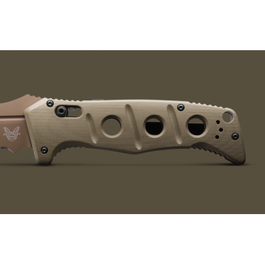 Нож складной BENCHMADE Auto Adamas, G-10 OD Green, Cru-Wear клинок PS 9,7 см