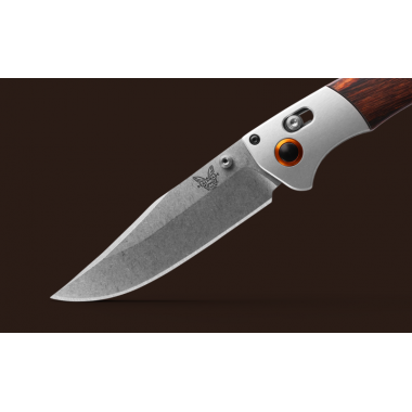 Нож складной BENCHMADE Crooked River, Wood, S30V клинок P 10,2 см