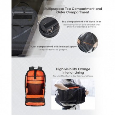 Рюкзак NITECORE BP23, 23л, черный