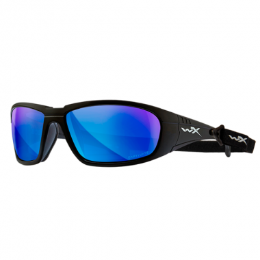 Очки защитные Wiley X WX Boss (Frame Matte Black, Lens Polarized - Blue Mirror)