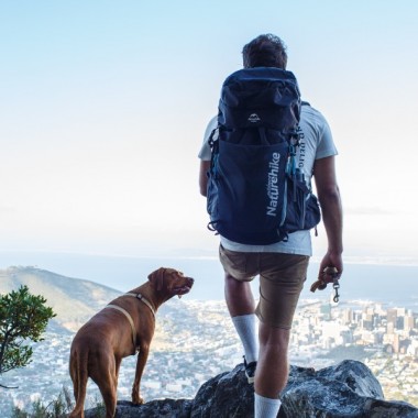 Рюкзак туристический NATUREHIKE Cloud Trail, 45+5L, 62х28х18см, черный