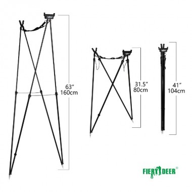 Опора для ружья FieryDeer Gun Rest 4 ноги, 1.8м