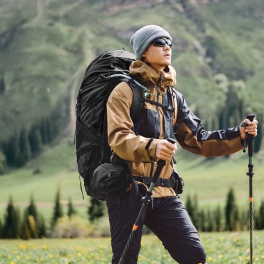 Рюкзак туристический NATUREHIKE Helium, 70L(M), 95х31х23см, черный