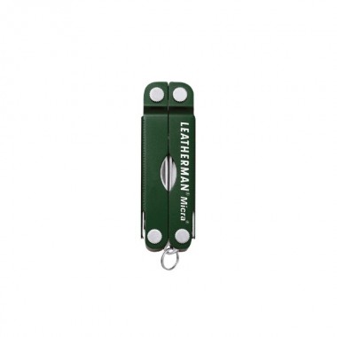 Мультитул LEATHERMAN Micra Green, 8 инстр, 6,5см, 51г