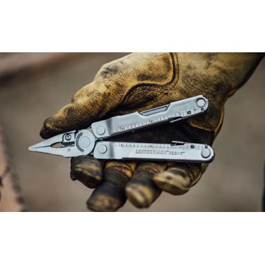Мультитул LEATHERMAN Rebar Tan, 17 инстр, 10,16см, чехол нейлон