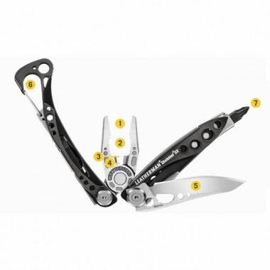 Мультитул LEATHERMAN Skeletool СХ Black, 8 инстр, 10см