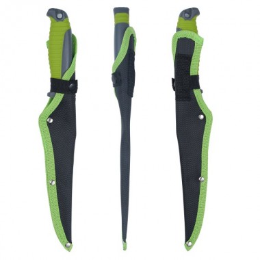 Нож HL Fillet Green+Grey, клинок 20,2 см