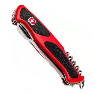 Нож перочинный Victorinox RangerGrip 79 (0.9563.MC) 130 мм 12 функций красный/черный
