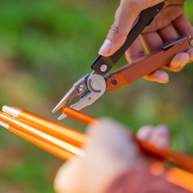 Мультитул LEATHERMAN Rebar Mossy Slate, 17 инстр, 10,16см, чехол нейлон