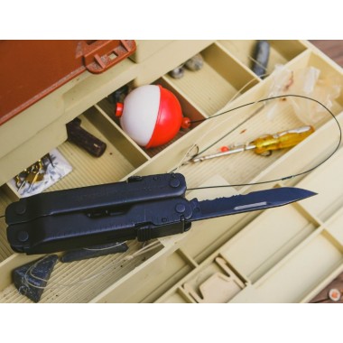 Мультитул LEATHERMAN Super Tool 300 EOD Black, 19 инстр, 11,5см, чехол нейлон Molle