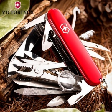 Нож перочинный Victorinox SwissChamp (1.6795) 91 мм 33 функции красный 