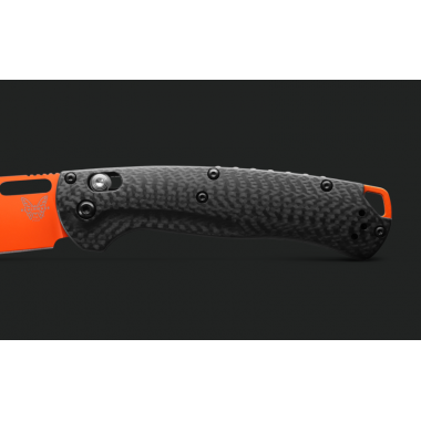 Нож складной BENCHMADE Taggedout, Carbon, Magnacut клинок оранж. P 8,8 см