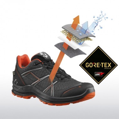 КРОССОВКИ HAIX BLACK EAGLE ADVENTURE 2.2 GTX LOW graphite-orange